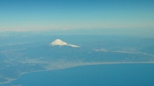 富士山と駿河湾2015年1月